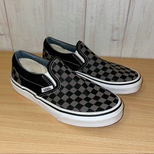 Vans Checkered Kids Size 3 Slip On Shoes